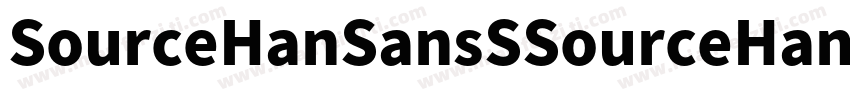 SourceHanSansSSourceHanSansSC Mediu字体转换